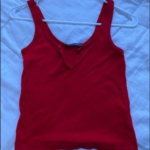 Super cute red tank top from brandy Melville